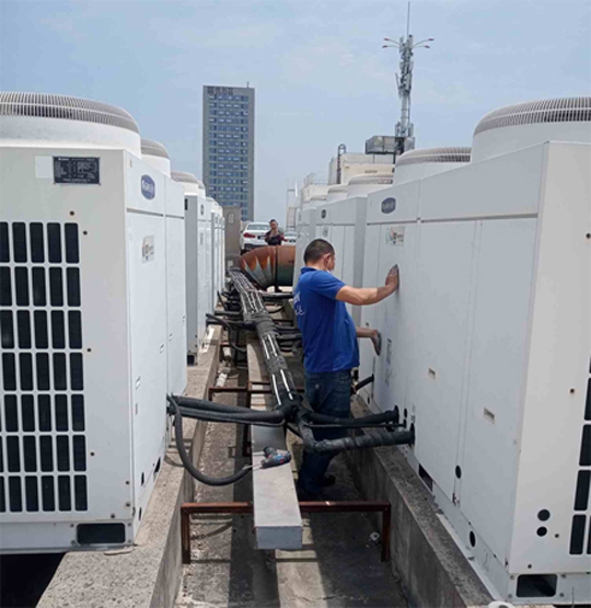 修文中央空调制热和不制冷系统维修方法